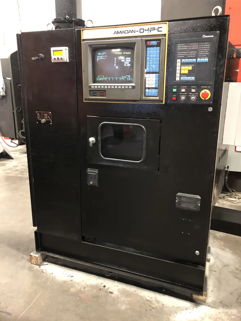 New LAPIS FANUC control panel installed on a rebuilt Amada COMA 567