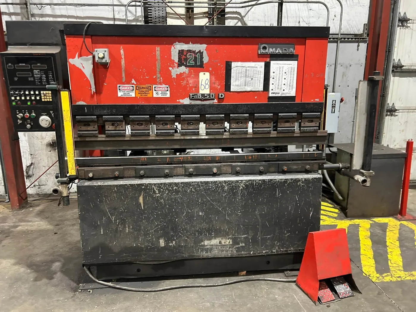 Amada FBD 5020 press brake available from Lapis Services